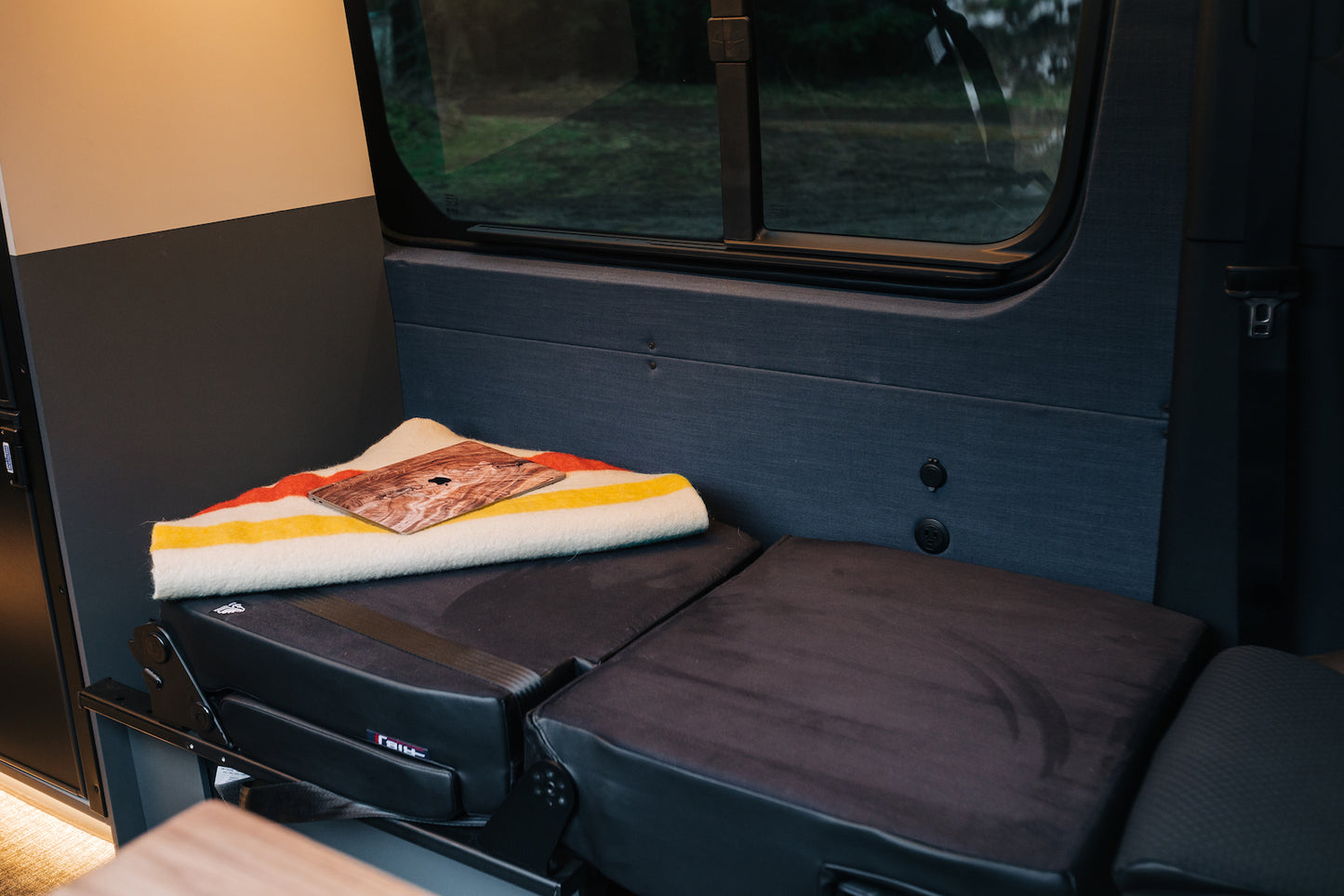 Neptune Single Seats - Passenger & Driver Sides with Lateral Slide Capabilities (4ft Bifold)